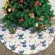 thumbnail image 3 of Falda para árbol de Navidad con puntada, suave y divertida, decoración navideña de granja con cuello para árbol de Navidad de 30", 3 of 4