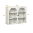 thumbnail image 2 of 27.56" Wall Cabinet with Glass Doors,White, 2 of 8