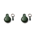 thumbnail image 3 of Funda de cuero para llave de coche Riwesomey 2piezas Verde, 3 of 6