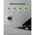 thumbnail image 2 of Cargador de pared Belkin de 65 W, doble USB-C, carga rápida PD 3.0, 2 of 8