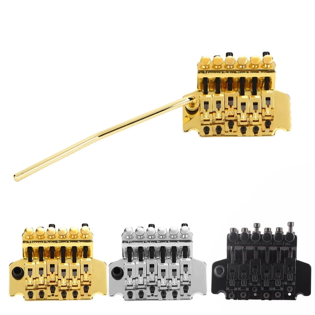 Electric Guitar Tremolo Bridge System Double Rocking Spring Stabilizer Device Neck Lock Bridge Vibrato System