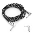 thumbnail image 3 of Guitar Cable 9.8FT, 6.35MM 1/4 Inch Audio Connection Wire, 6.35MM Male Jack Stereo Audio Balanced Line, for Electric Guitar Bass Mixer Microphone Stage, 3 of 7