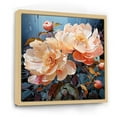 thumbnail image 2 of Designart "Peonies Bursting With Color III" Peonies Floater Framed Wall Art Prints, 2 of 5