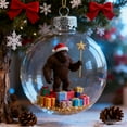 thumbnail image 3 of Seyotauo Christmas Tree Decorations - 2D Acrylic Funny Festive Orangutang Pendants, Holiday Ornaments with Lightweight Design, Decorative Accent for Walls, Doors, Indoor Outdoor Spaces, and Parties, 3 of 3