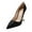 Black, variant on Women Classic Rhinestone Studded Stiletto High Heel Pumps Slip On Pointed Closed Toe Satin Elegant Parties Shoes Size 7 Navy