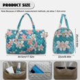 thumbnail image 7 of Garronmavis Large Quilted Duffle Bag for Women, Tropical Floral Weekender Travel Bag, Carry On Overnight Gym Dance Bag with Luggage Sleeve and Zipper Pockets, 7 of 7