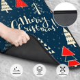 thumbnail image 3 of LAKIMCT Cute Christmas Tree Car Mats, Neoprene Front Rear Floor Mats for Cars, Waterproof Anti-Slip Car Floor Mats Full Set, Universal(4 Pcs), 3 of 6