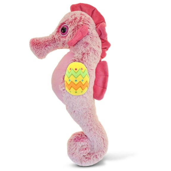 DolliBu Super Soft Marine Gray Shark with Yellow Easter Egg Plush - Perfect Ocean Life Stuffed Animals for Easter Basket, Cute Easter Egg Stuffed Animal Spring Toys for Girls, Boy, Baby - 6 Inches