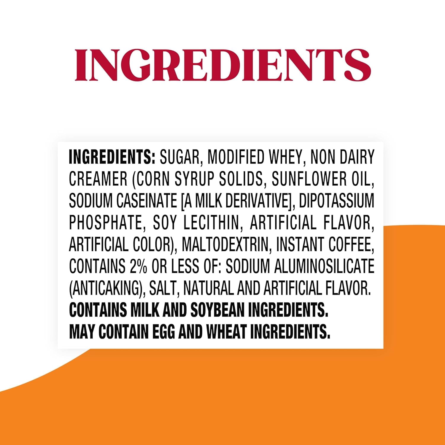 Folgers Buttery Caramel Flavored Instant Latte Packets, Instant Coffee Beverage Mix, 4 Single Serve Packets, 4.2 oz Box