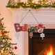 thumbnail image 5 of Letrero colgante de madera navideño, decoración colgante de ambiente navideño, puerta de bienvenida navideña Estilo D, 5 of 6