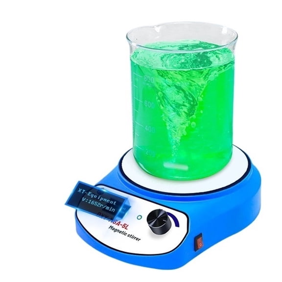 3000ml 5000ml Mini Magnetic Stirrer Digital Display Liquid Mixer Vo-rtex Equipment With Two Stir Bar ,Adjustable Stirring Speed