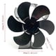 thumbnail image 3 of 100% New 6-blade Fireplace Fan Black Easy To Use Aluminium Durable Quiet Operation Thermal Power Best Discount, 3 of 5
