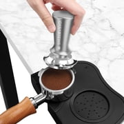 Casabrews 51mm Espresso Tamper 30lb Spring Calibrated, Flat Stainless Steel, Grey