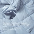 thumbnail image 3 of Topllen Lightweight Cooling Summer Comforter Down Blanket, Cloud Soft Noiseless Cotton Shell, Grey, King Size, 3 of 7
