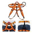 thumbnail image 3 of Arnés de Seguridad de Escalada Cinturones de Seguridad para Monta?ismo para Hombre Mujer Arnés Anticaídas de Monta?a Ajustable Multiusos(Orange) EOTVIA No, 3 of 7
