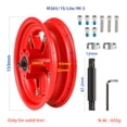 thumbnail image 4 of Moyeu de Roue Détachable en Alliage d'Aluminium Rouge pour Trottinettes Électriques de 8,5 Pouces - Compatible avec Modèles M365, 1S, Lite, MI3 (Optionnel PRO/PRO2) - Inclut Essieu, Bagues, Vis et Clé, 4 of 7