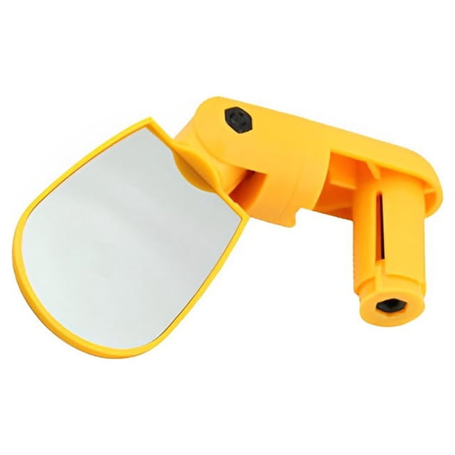 Speravity Espejo retrovisor exterior ajustable espejos delanteros traseros ajuste Universal luz reflectante piezas de bicicleta bicicletas Vehículos, repuestos y accesorios Mis Amarillo