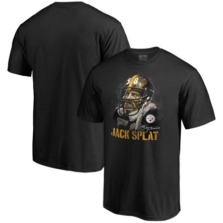 - Jack Lambert Pittsburgh Steelers NFL Pro Line Retired Player Illustration Name & Number T-Shirt - Black
