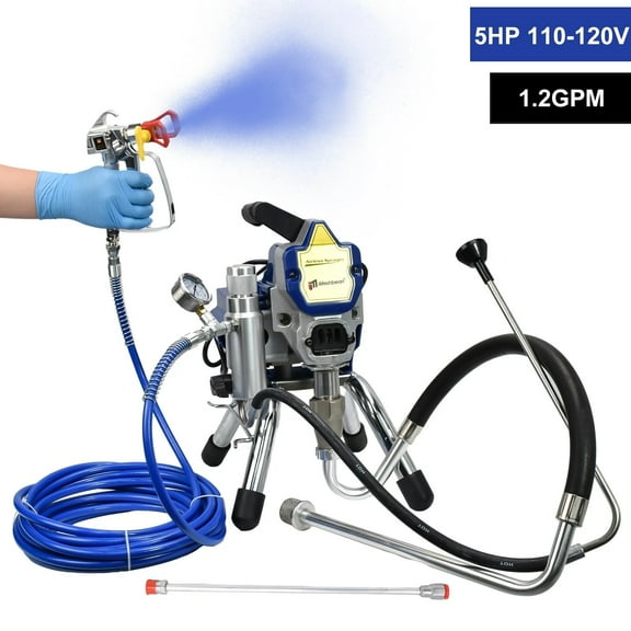 iMeshbean 3500W Electric Airless Paint Sprayer High Efficient 3300PSI W/Extension Rod 110V
