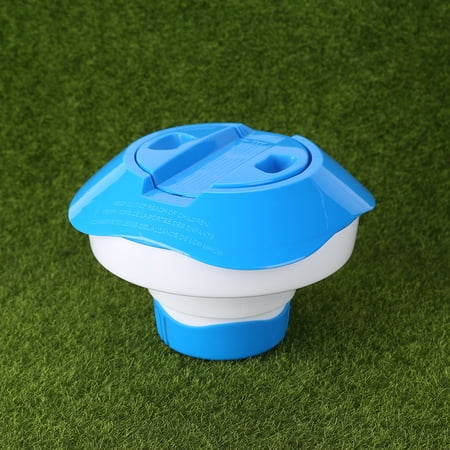Distributeur De Chlore Flottant 8 Pouces Pour Piscine – Avec Thermomètre Intégré, Réglable, Pour 3 Comprimés