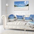thumbnail image 3 of Designart Blue Seychelles Island Panorama - Seascape Throw Pillow - 12x20, 3 of 5