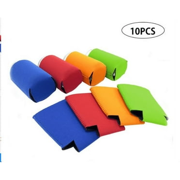 MISSMILE 10Pcs Waterproof Design Can Cooler,Universal Fit Can Bottle Sleeve,Sleek Aesthetic Can Coozies,Waterproof and Rust-Resistant Can Cooler