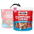 thumbnail image 3 of Milk Bone Comfort Chews, Mini Dog Chews with Unique Chewy Texture and Real Beef, 22.2 oz Bag (18 Chews), 3 of 12