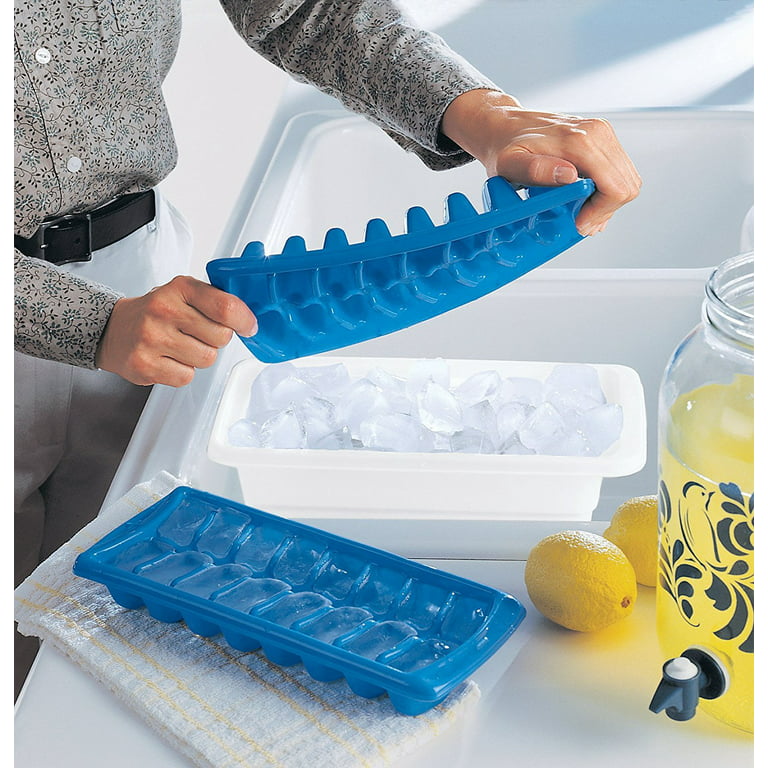 Rubbermaid Stack Nest Ice Cube Tray Periwinkle 2 ct