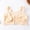 apricot, variant on Front Closure Sports Bra Plus Size Wirefree Post Surgery Bra for Women Open Cup Mastectomy Bra 100 Nylon