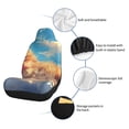 thumbnail image 3 of Goofa Cloud Sleeping Cat Printed Car Seat Covers, Automotive Seat Covers for Cars Trucks and SUVs, Quick Setup Universal Fit Elastic Seat Covers-2 PCS, 3 of 6