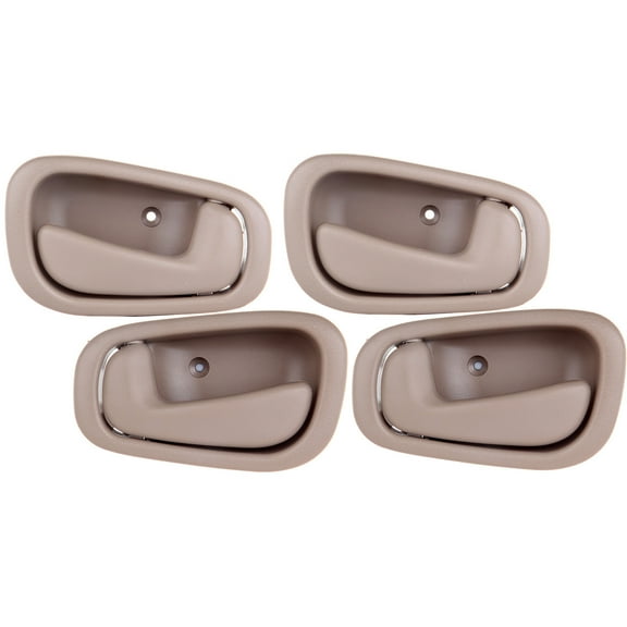 ECCPP Door Handles Interior Left Right Side for 1998 1999 2000 2001 2002 for Toyota Corolla Tan Beige(4pcs)