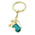 thumbnail image 4 of KLKCMS Golf Tube Keychain Decorative Keyfob 2D Simulation Golf Club Key Rings Sports Pendant for Backpack Bag Men Anniversaries Gift Gold Blue, 4 of 9