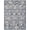 Grey - Blue, variant on 8’ x 10’ Gray Blue Aztec Pattern Indoor Outdoor Area Rug