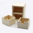 thumbnail image 3 of 2pcs Wooden Small Drawers Unpainted Blank Small Drawers DIY DIY Wood Small Drawers, 3 of 9