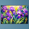thumbnail image 1 of 5D DIY completo redondo taladro diamante pintura iris campo kit decoración del hogar Hugtrwg Para estrenar, 1 of 9