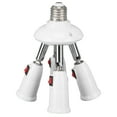 thumbnail image 2 of Light Splitter Socket, Light Splitter 180 Degrees Bending 360 Degrees Rotation  for Bedroom, 2 of 7
