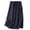 *Navy, variant on VBVC Women's Drawstring Cotton-Linen Maxi Skirt,Breathable Boho Office Skirt For Women,Ladies High Waisted A-Line Skirt with Pockets,Navy,M-2XL
