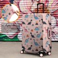thumbnail image 4 of Pink Cartoon Dinosaurs Volcanoes Pattern Luggage Cover Fashion Suitcase Cover Baggage Covers Fit 25-28 Inch Luggage (Go Travel), 4 of 5