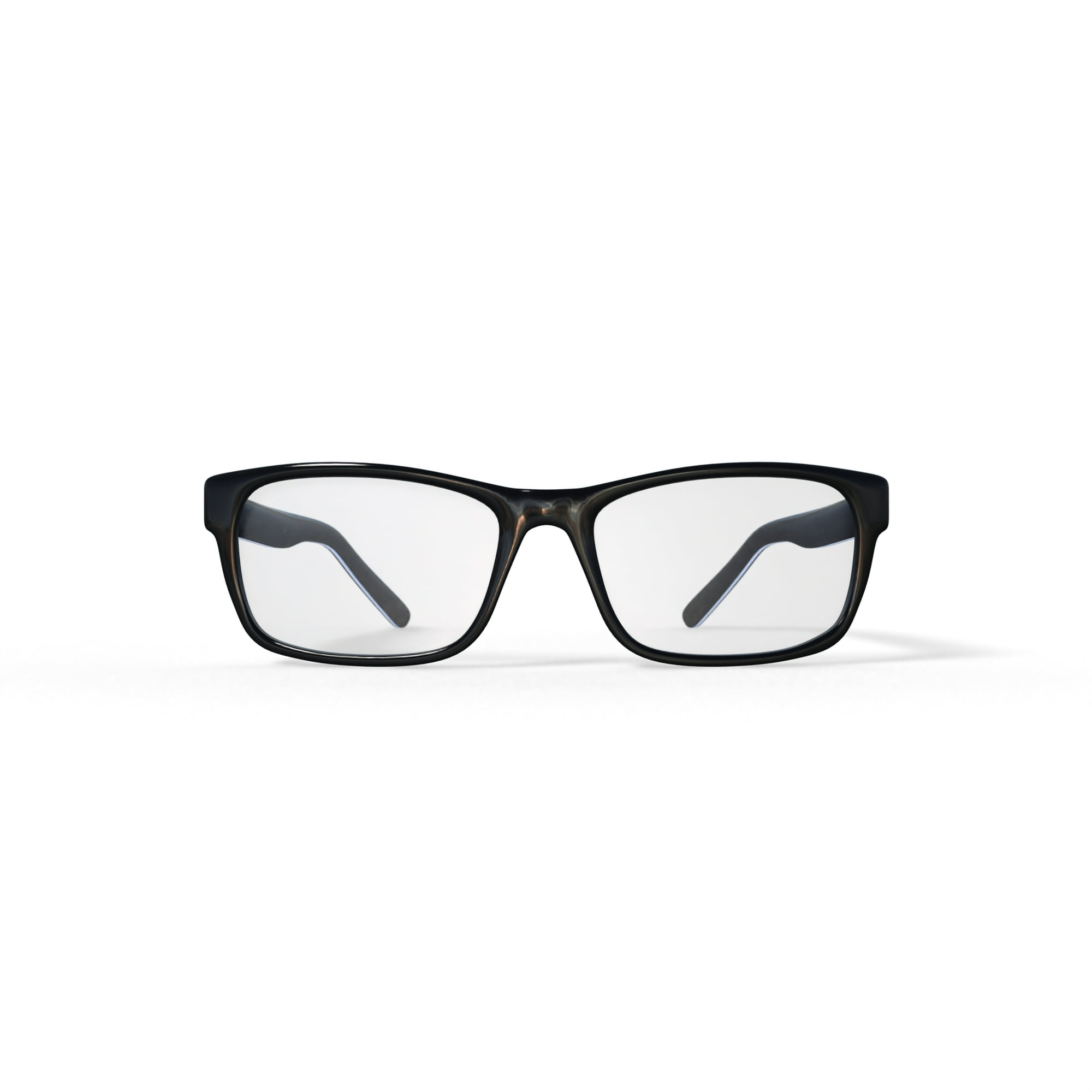 Walmart Men's FM14099 Rectangular Prescription Eyeglasses with Case, Black