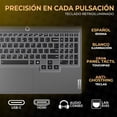thumbnail image 4 of Laptop Gamer LENOVO LOQ 15ARP9 GeForce RTX 3050 6GB Ryzen 5 7235HS 32GB DDR5 512GB SSD 15.6" IPS FHD 144Hz Teclado Español Mouse, 4 of 5