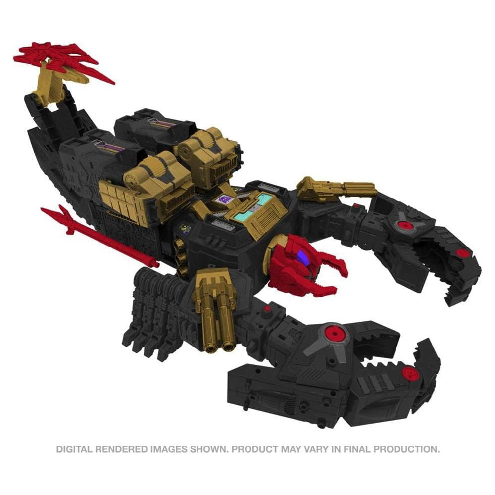Transformers Generations Selects Black Zarak, Legacy Titan Class Collector Figure, 21-inch