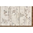 thumbnail image 2 of HomeRoots 512031 5 x 8 ft. Wool Abstract Tufted Handmade Rectangle Area Rug, Ivory, Tan & Gray, 2 of 5