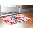 thumbnail image 3 of ThisWear Dog Lover Gifts for Men I Work Hard So My Dog Can Have A Better Life Heart 2 Pack Outdoor Doormats Heart, 3 of 4