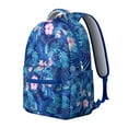 thumbnail image 2 of Monstera Leaf Waterproof School Backpack, Ergonomic Comfort with Breathable Shoulder Straps & Spacious Storage, 2 of 6