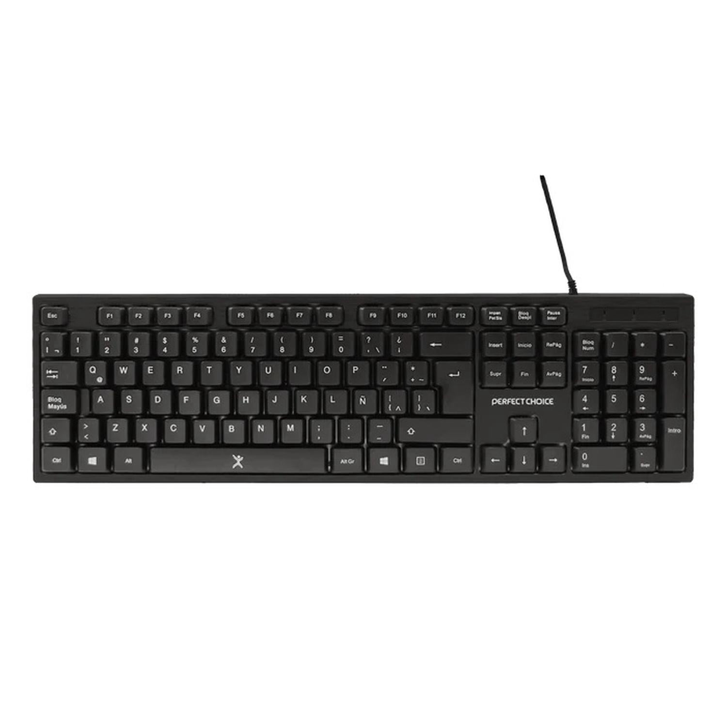Kit Teclado+Mouse+Diadema para Oficina  PERFECT CHOICE PC-201717 imagen 1