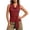 #0188-Red, variant on Uootdi Women's Tops Cowl Neck Sleeveless Tie Waist Tops Office Elegant Style Lightweight Breathable Relaxed-Fit Blouses Gift