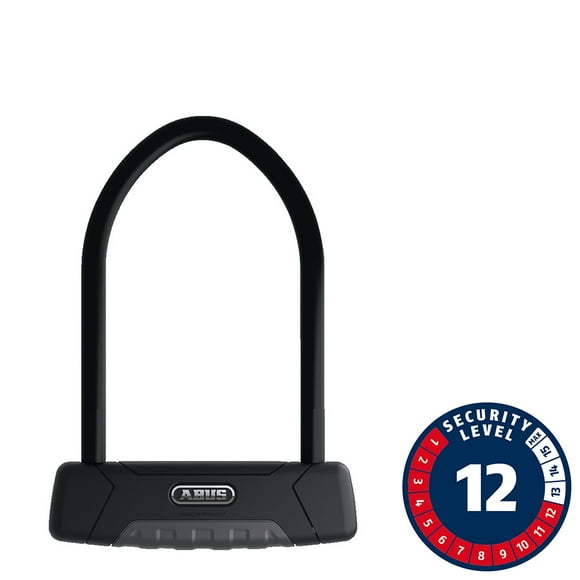 Abus, Granit Plus 470, U-Lock, Key, 12mm, 15.0cm x 23.0cm, 5.9" x 9", EZKF, Black