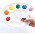 thumbnail image 2 of 3 Pieces White Oval Plastic Paint Palette, 2 of 4