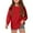 #A07-Red, variant on XADYUY Long Sleeve T Shirts for Girls 10-12 Trendy Smocked Cuffs Crewneck Tee for Girls Eyelet Basic Top for Girls Cotton Girls Blouses,12-14 Years Wine