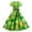 Gold, variant on Women St Pa Day Print Short Sleeve 1950s Housewife Evening Party Prom Dress Fashion Women Elegant Party Dress Sexy Easter Easter St. Patrick's Day Ladies Dress White S